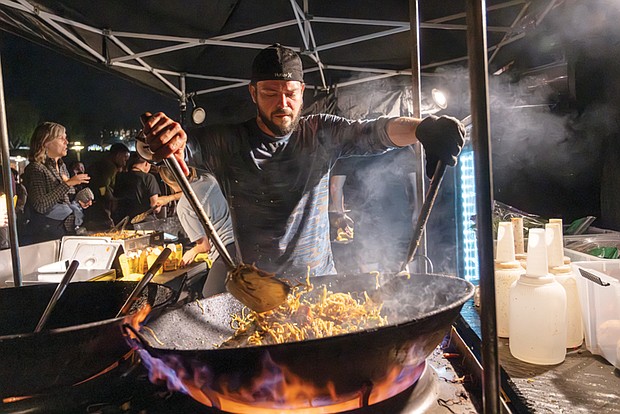 The Richmond Folk Festival never fails to offer food that feeds the soul. Island Noodles’ stir fry noodle dish was among several food vendors serving up delicious meals throughout the festival.