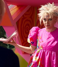 Kate McKinnon as Weird Barbie could be your next Halloween costume.
Mandatory Credit:	Courtesy of Warner Bros. Pictures