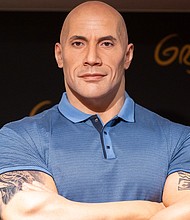 The Dwayne Johnson wax figure was unveiled last week at Musée Grevin in Paris, France.
Mandatory Credit:	Marc Piasecki/Getty Images