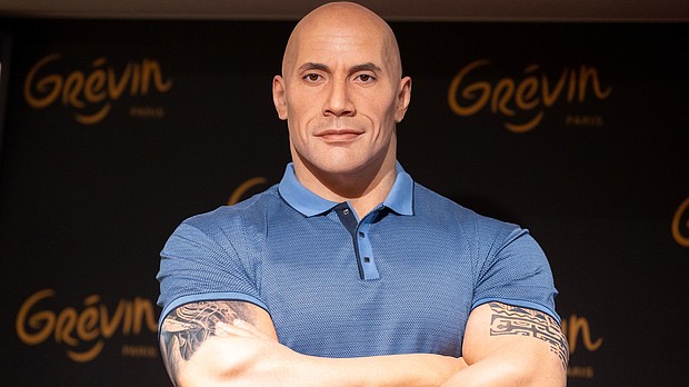 The Dwayne Johnson wax figure was unveiled last week at Musée Grevin in Paris, France.
Mandatory Credit:	Marc Piasecki/Getty Images