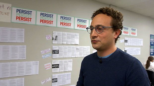 In this screenshot from video, Jon Donenberg speaks with CNN's MJ Lee in Boston in June 2019. Donenberg will join President Joe Biden’s National Economic Council as a deputy director.
Mandatory Credit:	CNN