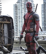 Ryan Reynolds as Deadpool.
Mandatory Credit:	Joe Lederer/Twentieth Century Fox