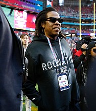 Jay-Z seen in February has weighed in on a internet debate over whether to choose a meal with the man himself or half a million dollars, and says he wants you to take the $500,000 over lunch with him
Mandatory Credit:	Caroline Brehman/EPA-EFE/Shutterstock