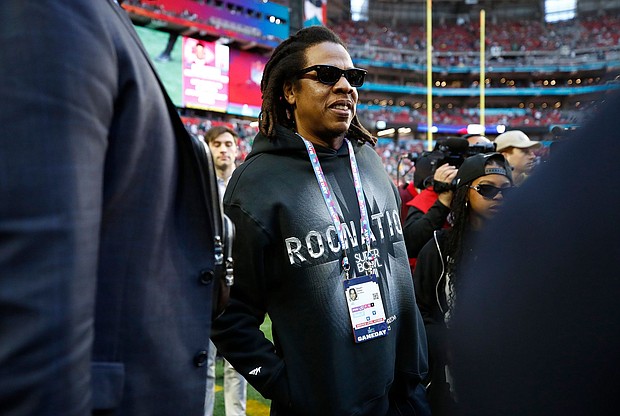 Jay-Z seen in February has weighed in on a internet debate over whether to choose a meal with the man himself or half a million dollars, and says he wants you to take the $500,000 over lunch with him
Mandatory Credit:	Caroline Brehman/EPA-EFE/Shutterstock