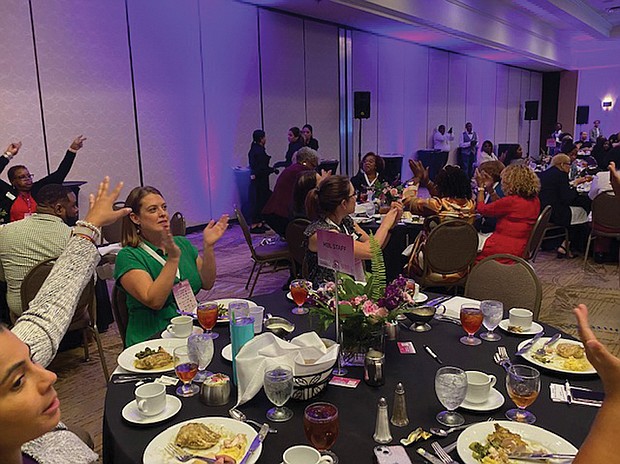 The Metropolitan Business League’s “Women Who Mean Business Summit” drew attendees from throughout the Richmond region on Friday, Oct. 27 at the Richmond Marriott, 500 E. Broad St. The daylong enabled women to explore entrepreneurship, leadership and share innovative ideas regarding their businesses.