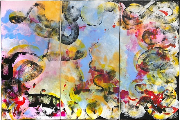 A State of Affairs, by Sharon Stone (acrylic on canvas).