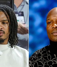 Left: TikTok food reviewer Keith Lee; right: former professional football player Chad Ochocinco Johnson.
Mandatory Credit:	Ethan Miller/Gerardo Mora/Getty Images