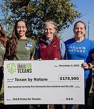 Since 2012, H-E-B has given more than $20 million to over 500 environmental organization