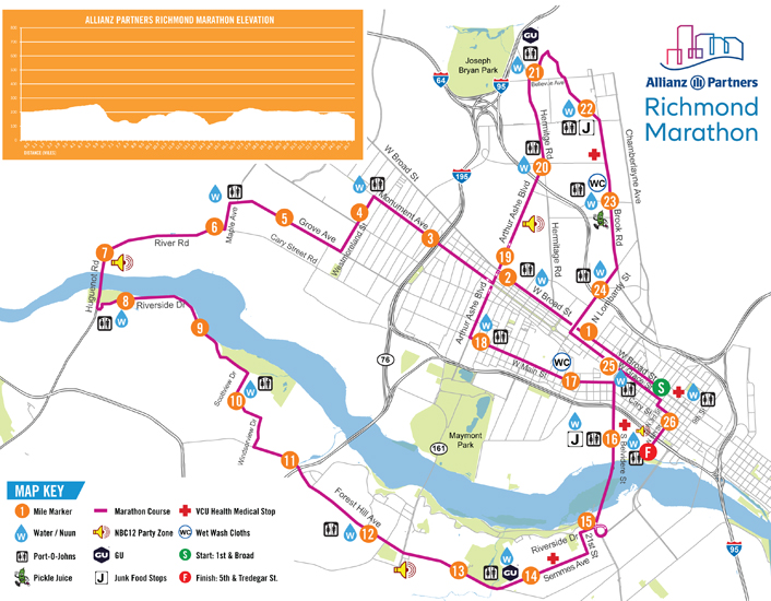 Richmond Va Marathon 2024 Route Nevsa Darleen