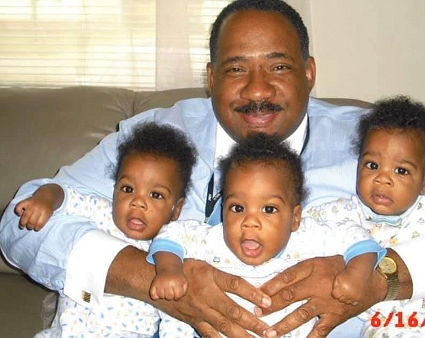 William Ford “Bill” McGee’s triplet grandsons Kameron, Jordan and Sean Crawley-McGee turned 14 on Nov. 12, nearly four weeks after Deirdre Harris’ triplet daughters Kali’Co, Keri’Co and Koh’Co Robinson turned 10.