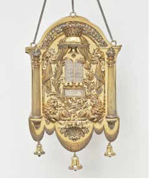 Georg Zeiller, Torah Shield, 1825, silver-gilt, the Museum of Fine Arts, Houston, Museum purchase funded by the Toomim-Robinson Family.