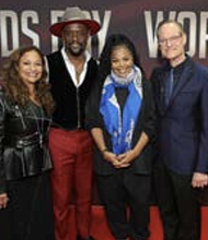 Debbie Allen, Blair Underwood, Janet Jackson, and Michael Wepinstein/Photo By Bob Levey and Tammi Wallace