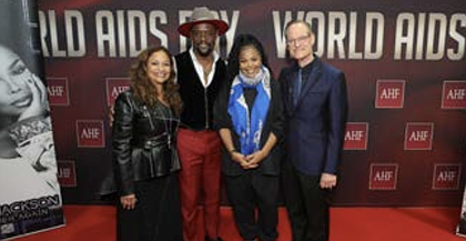 Debbie Allen, Blair Underwood, Janet Jackson, and Michael Wepinstein/Photo By Bob Levey and Tammi Wallace