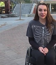 GOOD SAMARITAN PUSHED PARALYZED WOMAN HOME DURING UNLV SHOOTING - NOW ASKING FOR HELP TO FIND HER.