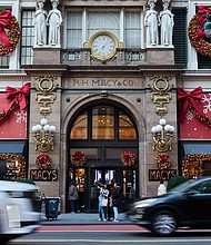 MACY'S SHARES SOAR ON REPORT OF BUYOUT OFFER