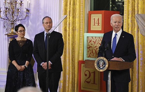 President Biden hosted a Hanukkah reception at the White House on Monday night, vowing to continue to stand with Israel ...