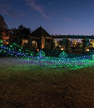 Hundreds of visitors toured the Dominion Energy GardenFest of Lights at Lewis Ginter Botanical Garden on Dec. 9. This year’s light sensation led Lewis Ginter to secure the No. 1 spot in the USA Today 10 Best contest.