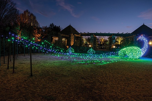 Hundreds of visitors toured the Dominion Energy GardenFest of Lights at Lewis Ginter Botanical Garden on Dec. 9. This year’s light sensation led Lewis Ginter to secure the No. 1 spot in the USA Today 10 Best contest.