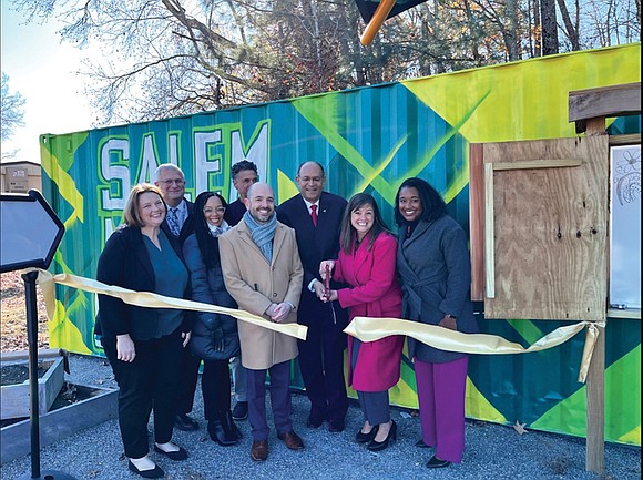 Salem Church Middle School and Communities In Schools of Chesterfield (CIS) hosted a ribbon-cutting ceremony on Nov. 29 to launch …