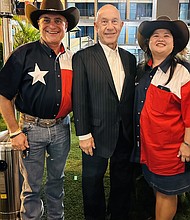 (L to R) Burt Levine, John Whitmire, Sandra Levine