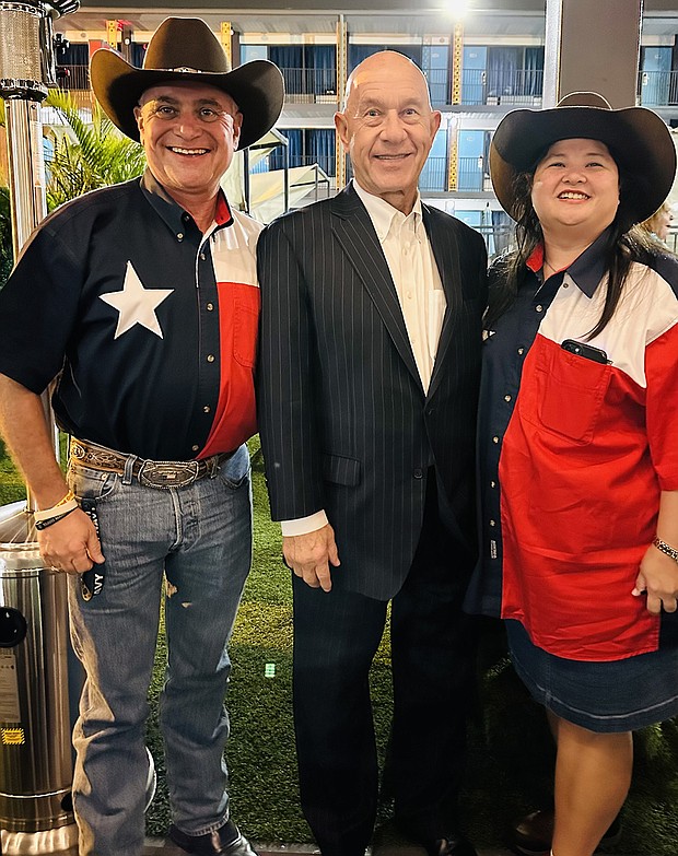 (L to R) Burt Levine, John Whitmire, Sandra Levine