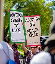 Critics say the vague language used in Texas' abortion law places providers in legal jeopardy and patients at risk.
Mandatory Credit:	Montinique Monroe/Getty Images