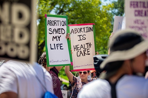 Critics say the vague language used in Texas' abortion law places providers in legal jeopardy and patients at risk.
Mandatory Credit:	Montinique Monroe/Getty Images