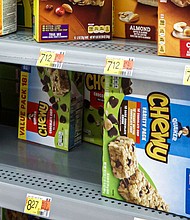 Quaker Oats on Friday recalled more than 40 granola bar and cereal products because they could be contaminated with salmonella.
Mandatory Credit:	Jeff Greenberg/Universal Images Group Editorial/Getty Images