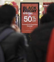 US inflation slowed further in November, and consumers continued their spending, according to a closely watched report released December 22 by the Commerce Department.
Mandatory Credit:	Anthony Behar/Sipa/AP