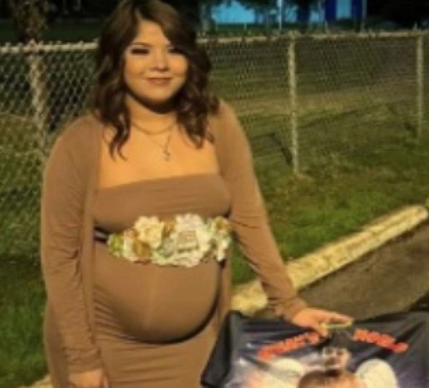 Missing Texas teen Savanah Nicole Soto, who was due to give birth any day, and her boyfriend have been found dead following a multi-day search, a family member confirmed.
Mandatory Credit:	TEXAS DEPARTMENT OF PUBLIC SAFETY/KTVT