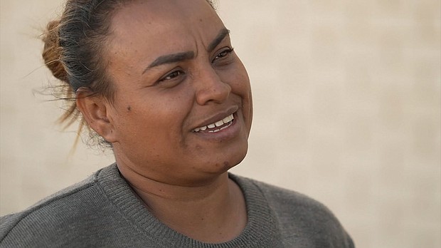 Marcelly Giraldo, 33, is a domestic worker who left Medellín, Colombia, to seek a better life in the US.
Mandatory Credit:	CNN