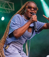Zambian singer-songwriter, rapper and poet Sampa Tembo aka Sampa the Great performed for thousands June 2, on Brown’s Island during the Friday Cheers concert series.