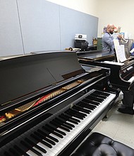 Virginia State University won the recognition of being named an All-Steinway School designation, making it the ninth college and the first historically Black college in Virginia. Photo taken February 2023.