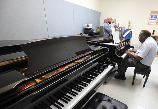 Virginia State University won the recognition of being named an All-Steinway School designation, making it the ninth college and the first historically Black college in Virginia. Photo taken February 2023.