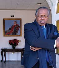 The Rev. Tyler C. Millner Sr., shown here at the Allix B. James Chapel in Coburn Hall at Virginia Union University, co-founded Community Learning Week in 1978 with the late Dr. Grace M. Pleasants. He is retiring as a Martinsville church pastor after 33 years.