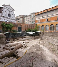 The ruins of Nero’s Theater, an imperial theater referred to ancient Roman texts but never found, have been discovered under the garden of the future Four Season’s Hotel, steps from the Vatican.