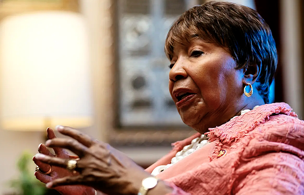 Retired U.S. Rep. Ernie Bernice Johnson, a towering Democrat from Dallas, died Sunday. Credit: Lexey Swall/GRAIN