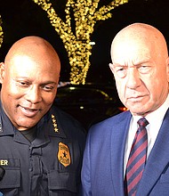 Mayor John Whitmire's first act was to do a Houston ride along tour with HPD Chief Troy Finner