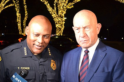 Mayor John Whitmire's first act was to do a Houston ride along tour with HPD Chief Troy Finner