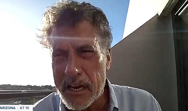 Brent Lendriet is thankful to be alive after being stranded in the wilderness for four days in the California backcountry.
Mandatory Credit:	KNXV