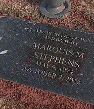 Gloridine Stephens-Hines makes the drive on Jonesboro Road to Southside Cemetery once a month, a journey in which no music is playing and no one is talking, because the silence is loud enough. On the way to plant flowers at the grave, she always thinks about the call she got eight years ago on Oct. 7, 2015.