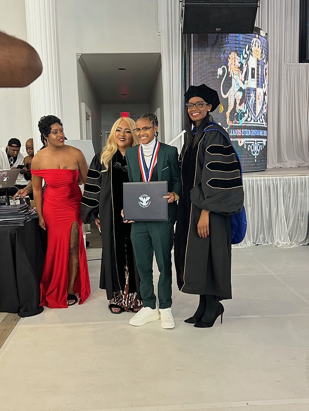 Phyllis Burton and Princess Jackson received a Presidential Lifetime Achievement Award