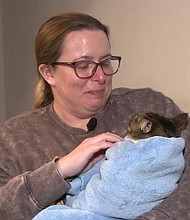 Natalie Nasatka says she was preparing for her day on the morning of December 29 when she began to suffer from symptoms of carbon monoxide poisoning.
Mandatory Credit:	WPVI