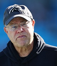 Carolina Panthers owner David Tepper, shown before a December 24 game in Charlotte,  was in a suite Sunday in Jacksonville's stadium when the incident happened.
Mandatory Credit:	Jared C. Tilton/Getty Images/File