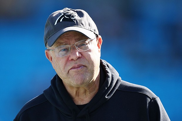 Carolina Panthers owner David Tepper, shown before a December 24 game in Charlotte,  was in a suite Sunday in Jacksonville's stadium when the incident happened.
Mandatory Credit:	Jared C. Tilton/Getty Images/File