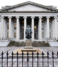 The US Treasury Department said national debt surpassed $34 trillion on December 29.
Mandatory Credit:	Saul Loeb/AFP/Getty Images