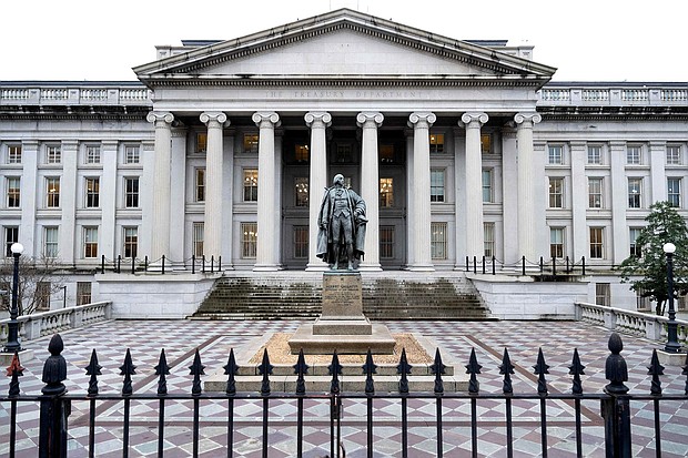 The US Treasury Department said national debt surpassed $34 trillion on December 29.
Mandatory Credit:	Saul Loeb/AFP/Getty Images