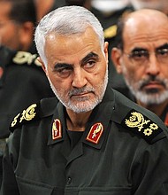 Soleimani was killed in a US airstrike in January 2020.
Mandatory Credit:	Press Office of Iranian Supreme Leader/Anadolu Agency/Getty Images
