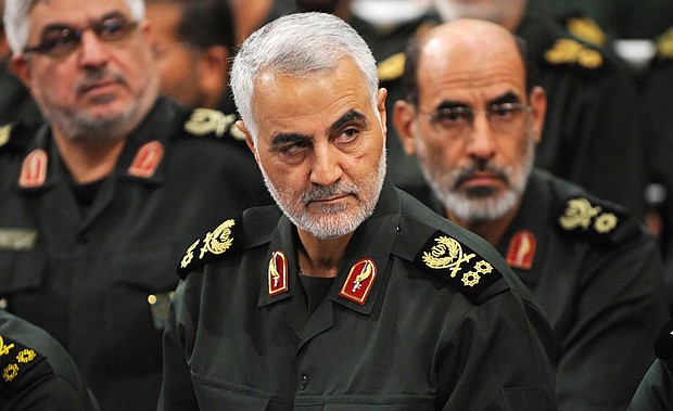 Soleimani was killed in a US airstrike in January 2020.
Mandatory Credit:	Press Office of Iranian Supreme Leader/Anadolu Agency/Getty Images