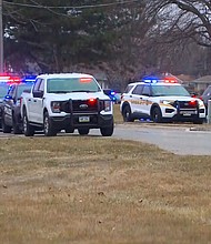 Police responded to Perry High School in Perry, Iowa, Thursday.
Mandatory Credit:	KCCI